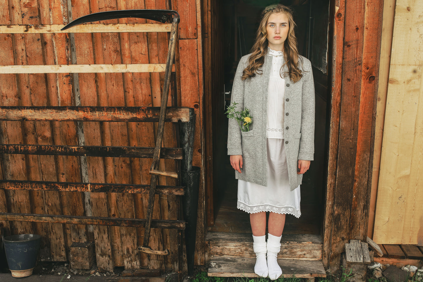 Strickjacke Alpenlamm